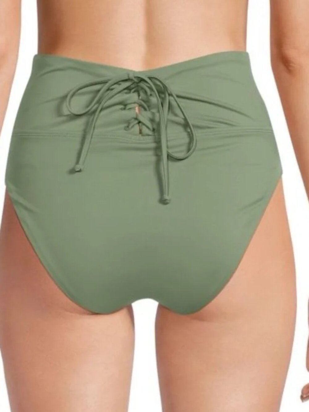 Onia Emelia High Waisted Bikini Bottom Size Small Sea Spray Green